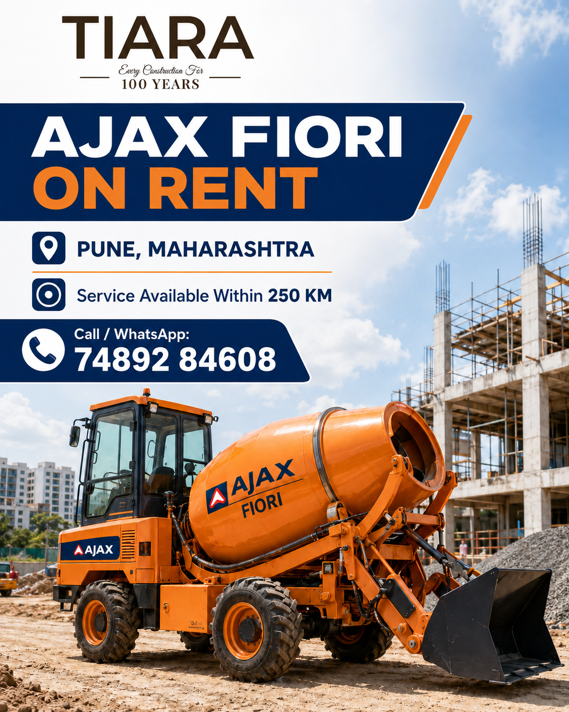 Concrete Pump on Rent in Pune